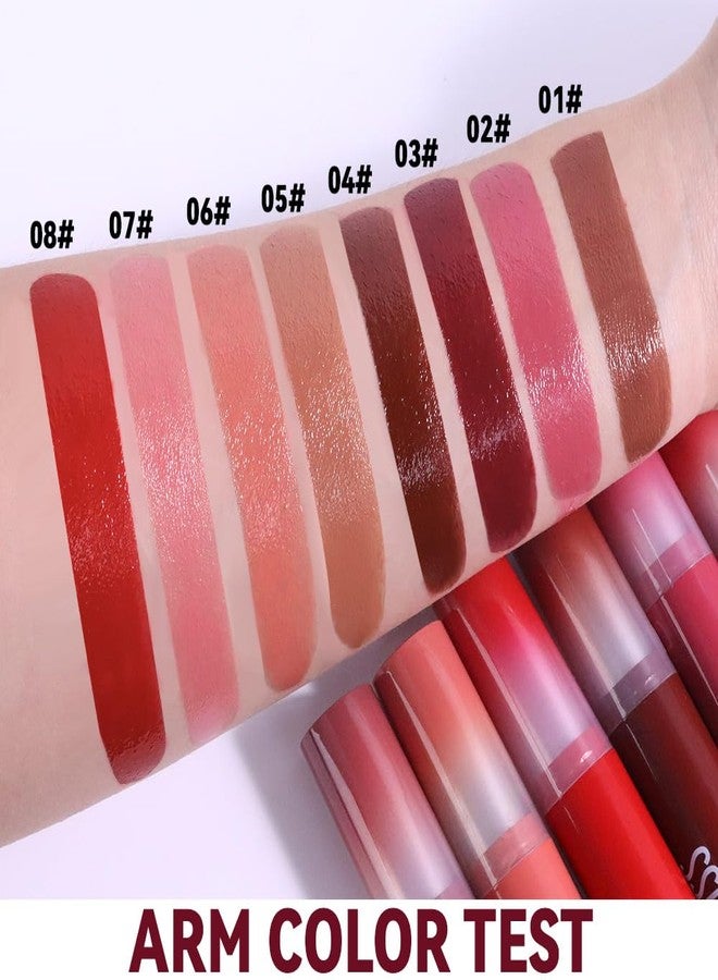 HHLTOH 1Pc Pale Pink Butter Lipstick Tinted Lip Balm, Shine Moisturizing Plumper Lipstick for Women, Natural Nourishing Hydrating Lip Gloss Stain for Dry Lips, Lightweight Lip Liner Care Vegan Makeup - Image 5